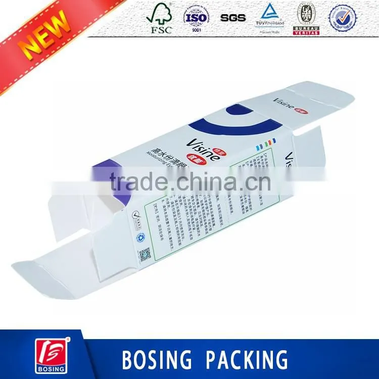 Customized eye drops packaging paper box wholesale