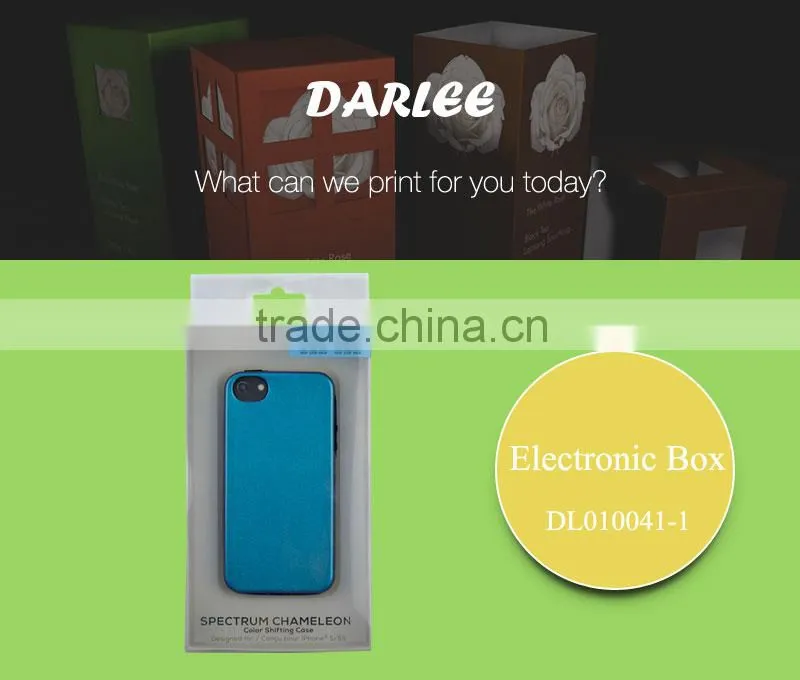 GuangDong manufacture cheap new 300gsm art paper packaging for phone accessories