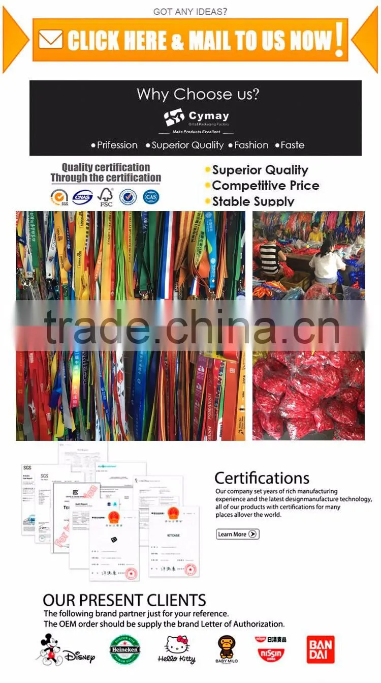 Printing lanyard with pvc card holder