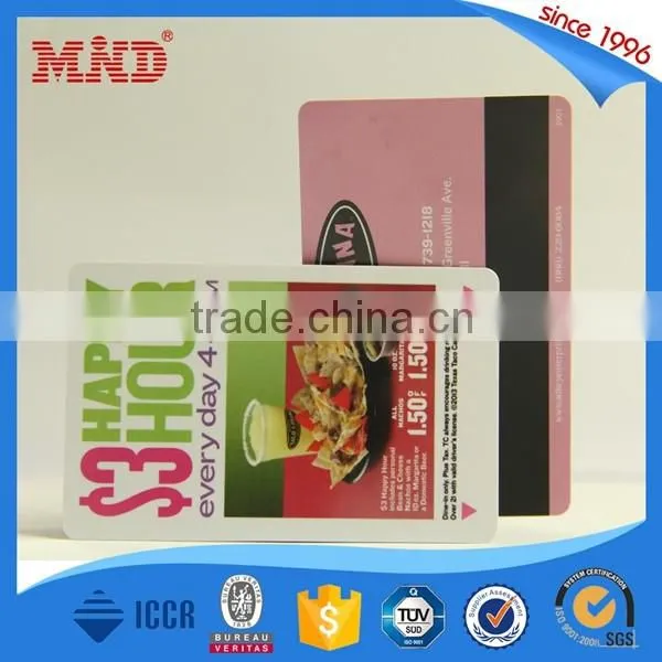 MDH302 Standard Size Cr80 4 Color Printed RFID Hotel Lock Key Card