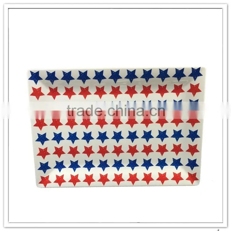 SGS/FDA/EU pass top grade rectangular plastic tray