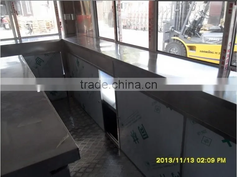 YS-FV450A coffee van mobile food cart with fryer