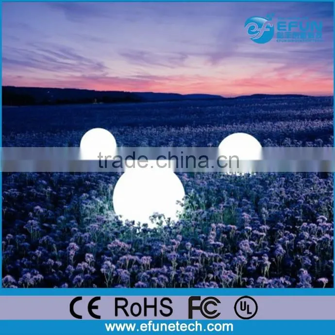 wireless rechargeable waterproof rgb color changing illuminated outdoor ball light,led floating sphere