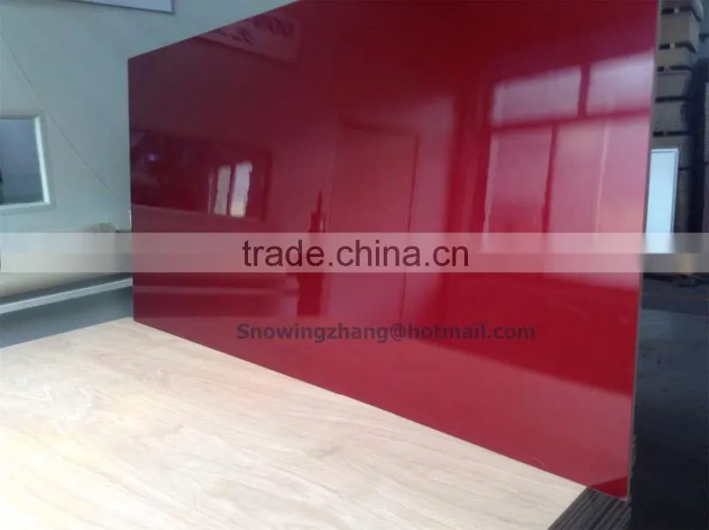 High glossy Embossed acrylic sheet finished fibreboard furniture,high glossy acrylic mdf