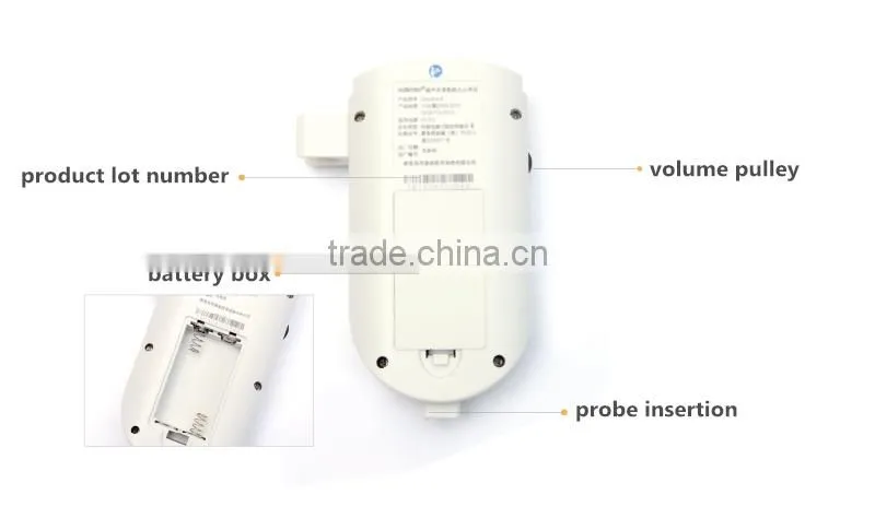 Pocket Fetal Doppler /Backlight LCD CE and FDA Certificate