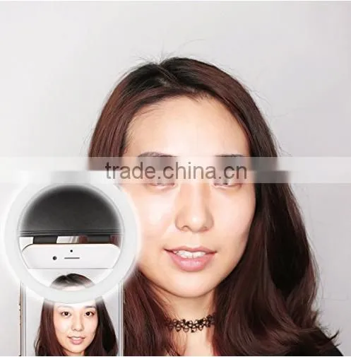Rechargeable Selfie Ring Light Beauty Flashlight Li-Poly 36 LED Cellphone LED Fill Camera Light