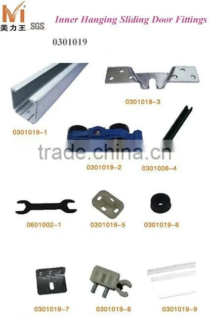 Superior Furniture Wardrobe Inner Hanging Sliding Door Roller Sliding Door Fittings