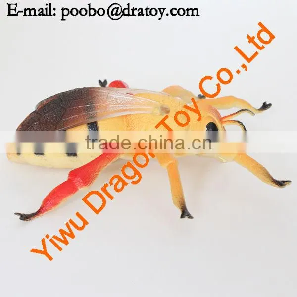 Plastic education toy bee figurines