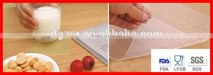 Silicone vacuum smart lid with special design