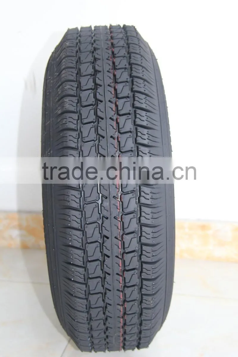 China tire manufacturer ST Bias caravan trailer tyre 175/80D13 205/75D14 205/75D15 225/75D15 235/80D16 trailer tire