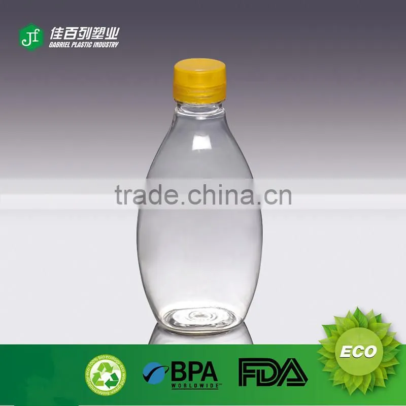 China factory price hot sale honey colored squeeze bottles