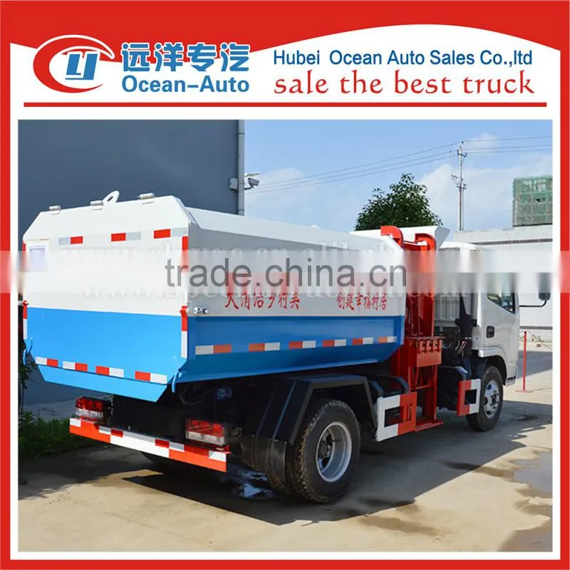 New Condition and Diesel Fuel Type hydraulic garbage truck with bin lifter