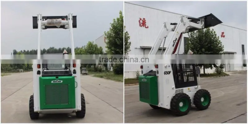 650F with Competitive Price Mini Skid Steer Loader 650kg Capacity for Sale