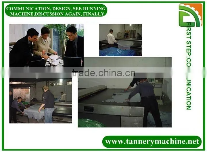 wet blue or finished dry leather stainless steel finish leather measuring machine