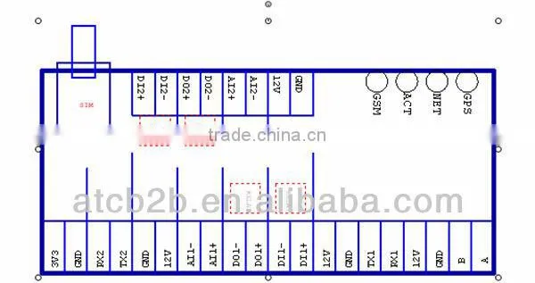 GSM gprs Q26 data logger for flow meter