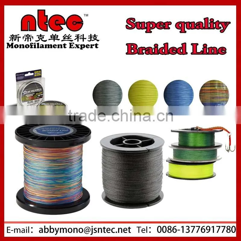 wholesale japan Multifilament pe braided fishing line 4 strands 500 meters braided wire line free shipping
