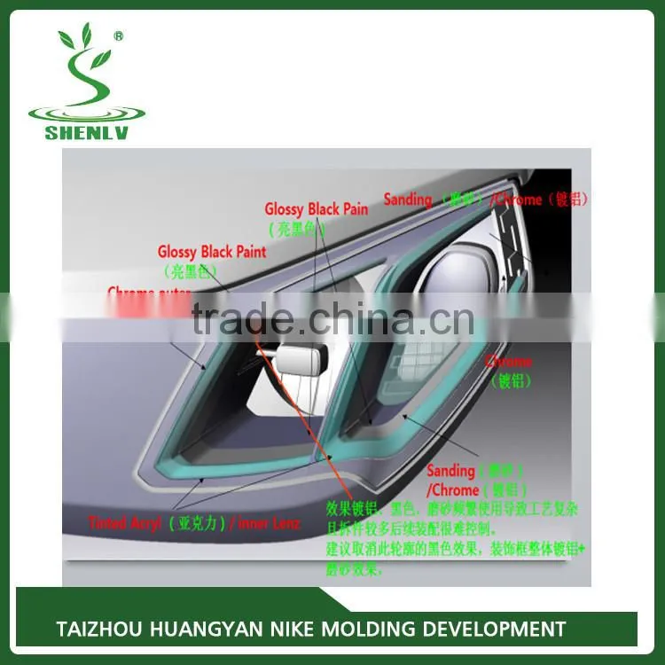 High quality customized professional car shell mould