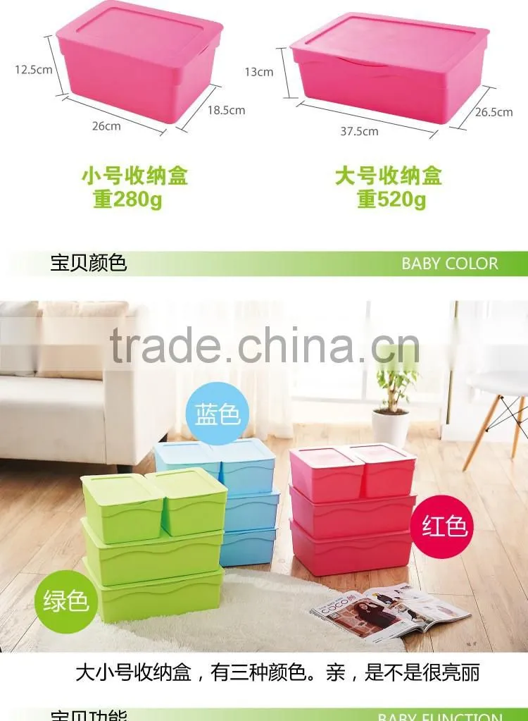 N508 New Manufactory Plastic Storage Box Big Storage Organizer
