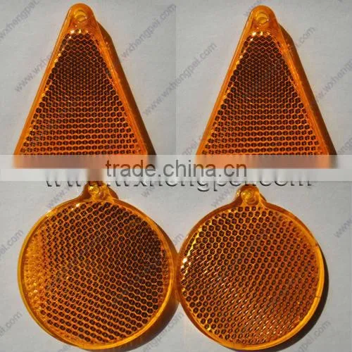 bear shaped warning sign/ owl reflector/ car reflector/ snowman reflect keychain/ round triangle reflector