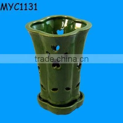 Indoor decorative ceramic orchid pot