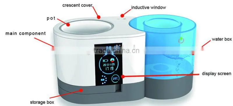 Multi-fcuntional Intelligent Flower Pot Pen Case Thermometer