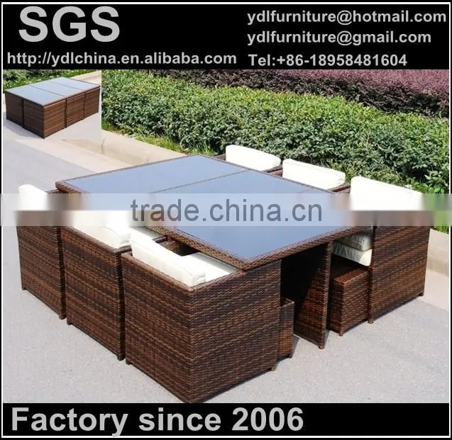 all weather rattan garden furniture dining set