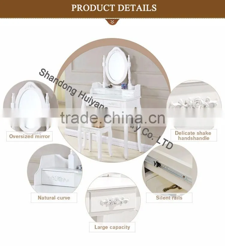modern design cheap dressing table with almirah