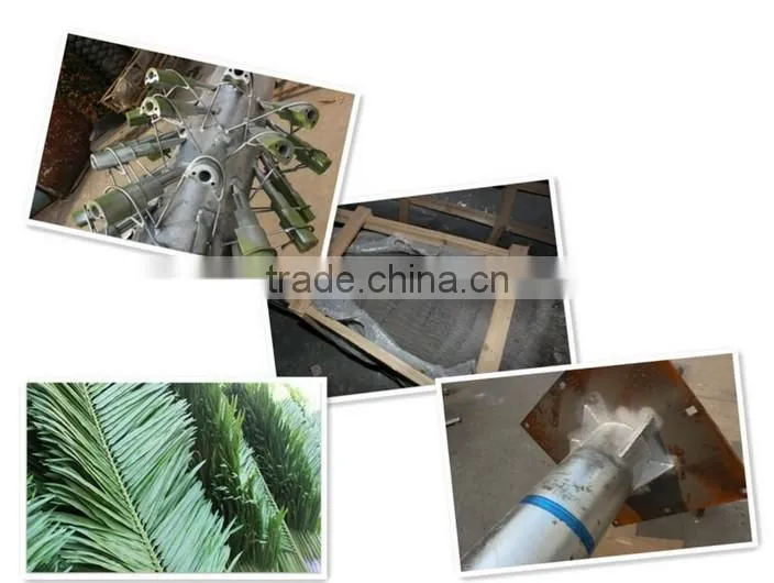 2016 outdoor decorative metal palm trees make sale artificial palm
