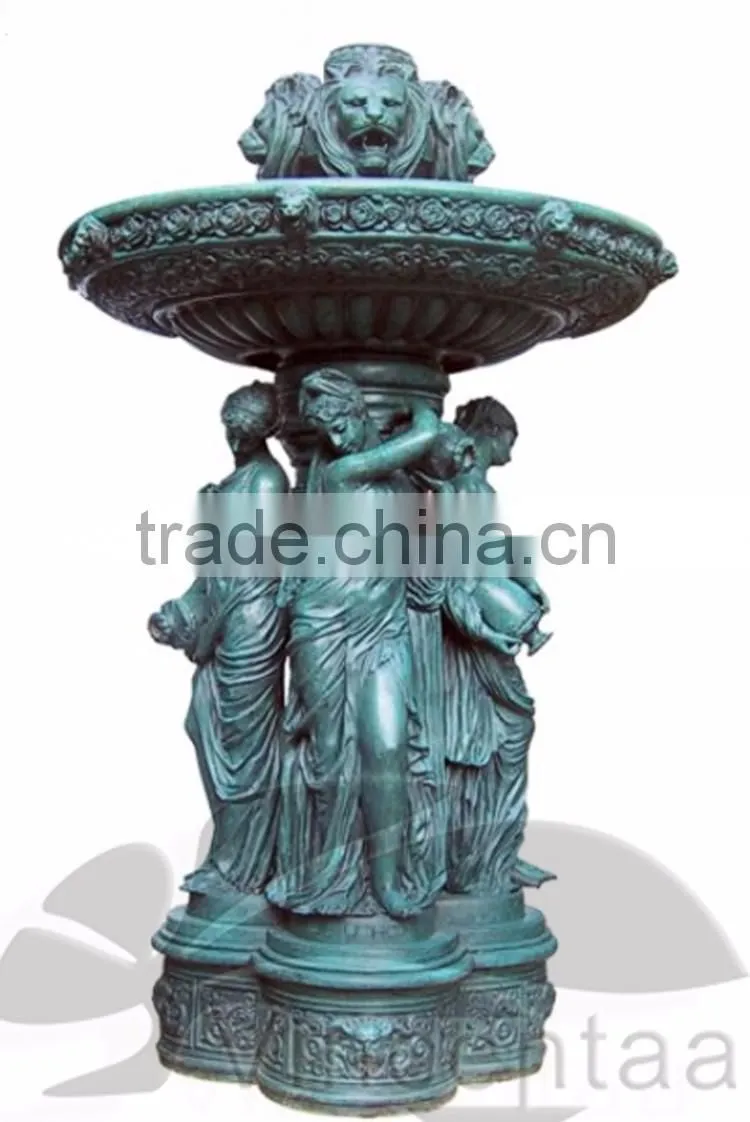 Popular Brass Fountain with Four Season Ladies