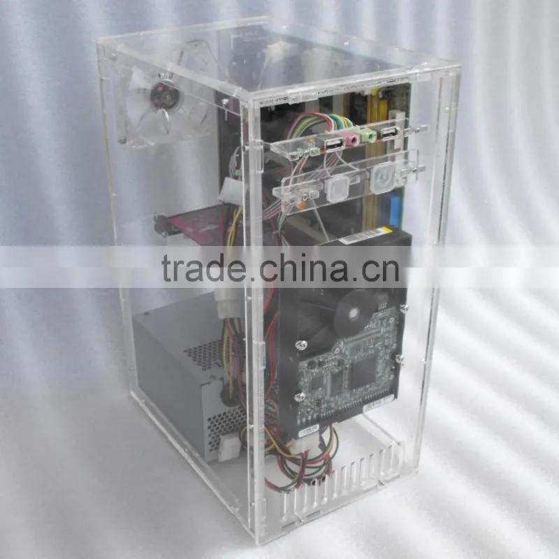 Custom Plexiglass Acrylic Computer Case with Led Light