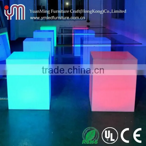 Rechargeable RGB Led Cube Chair/3d Led Cube/Led Cube