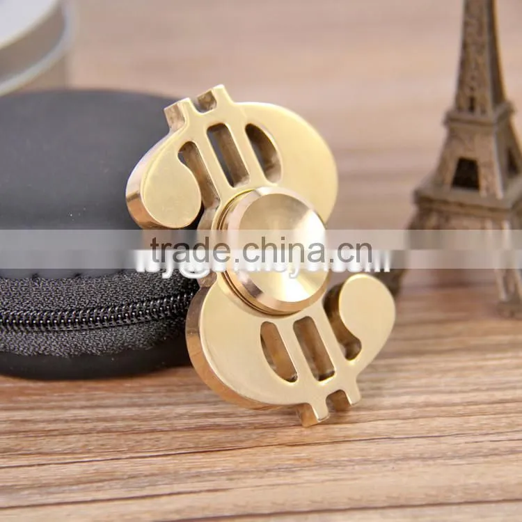 Newest finger fidget toys tri metal spinner fast bearings release stress fidget toys metal spinner W01A273