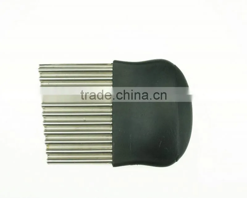42014 stainless steel cheese vegetable crinkle cutter