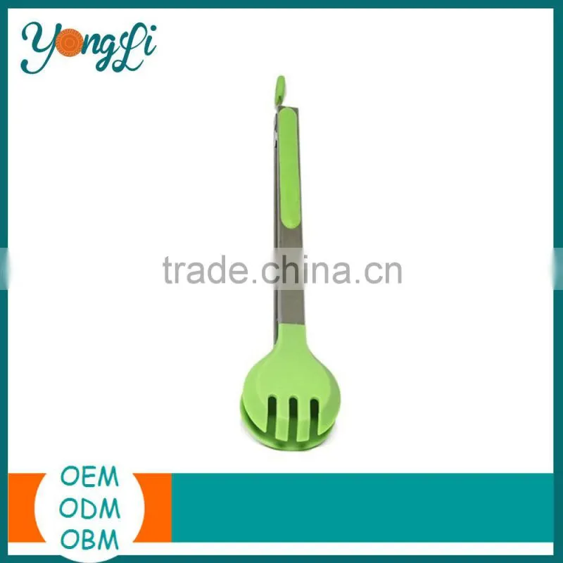 Easy Life Silicone Food Clip Stainless Steel Serving Tongs