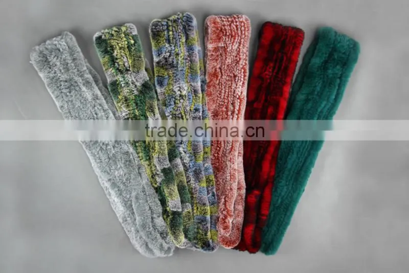 High Quality Knitted Rex-Rabbit Scarf