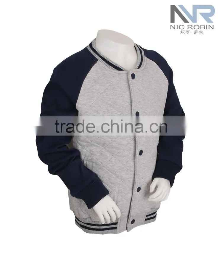 Wholesale Custom Design Thick Fur Lined Fleece Hoodie For Kids Boys