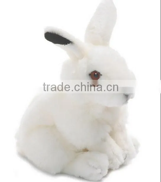 Promotion hot custom made plush real fake toy simulation lifelike animals rabbit&fake animal
