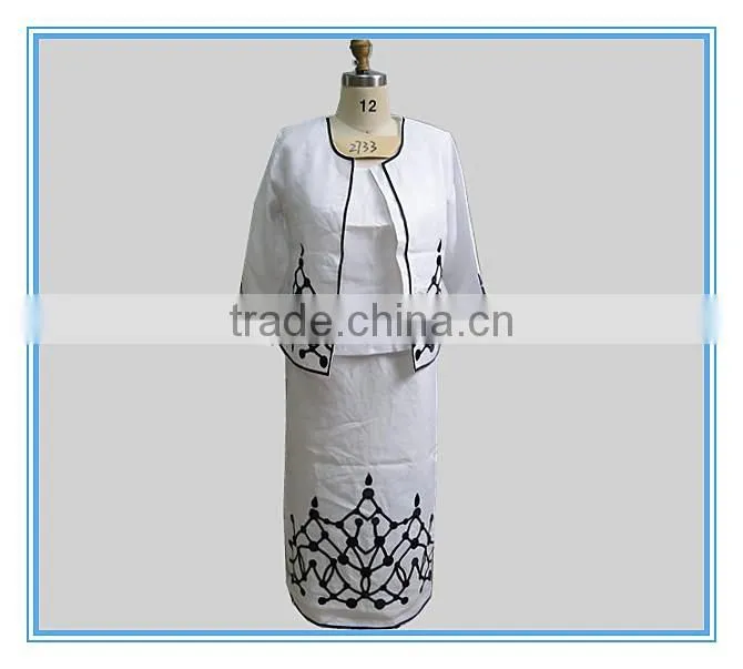 Business Women Formal Suits With Embroidery