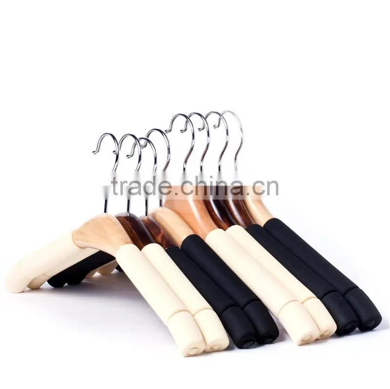 Multifunctional multifunctional wood tie and belt hanger kids wooden hanger custom wooden coat hanger