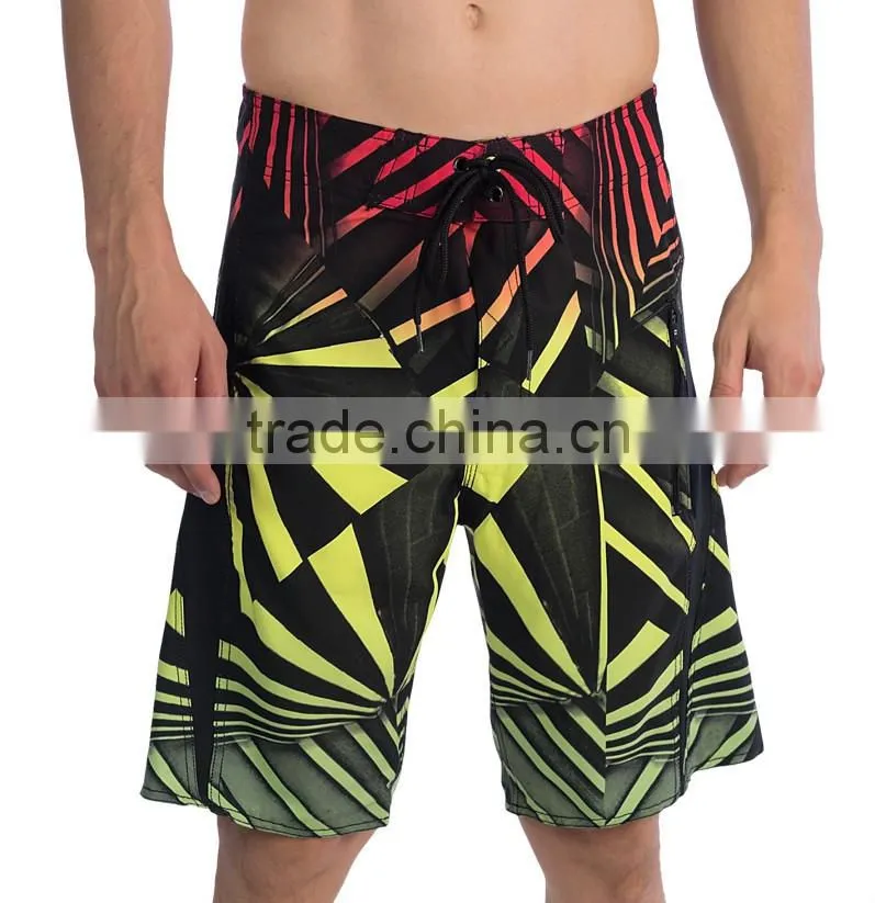 2015 men custom 4 way stretch board shorts