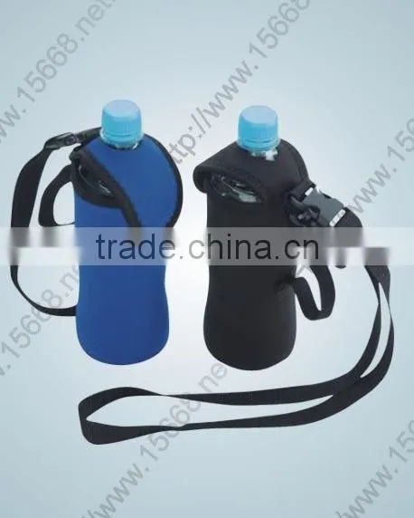 GR-B0161 good quality neoprene water bottle cover with zipper