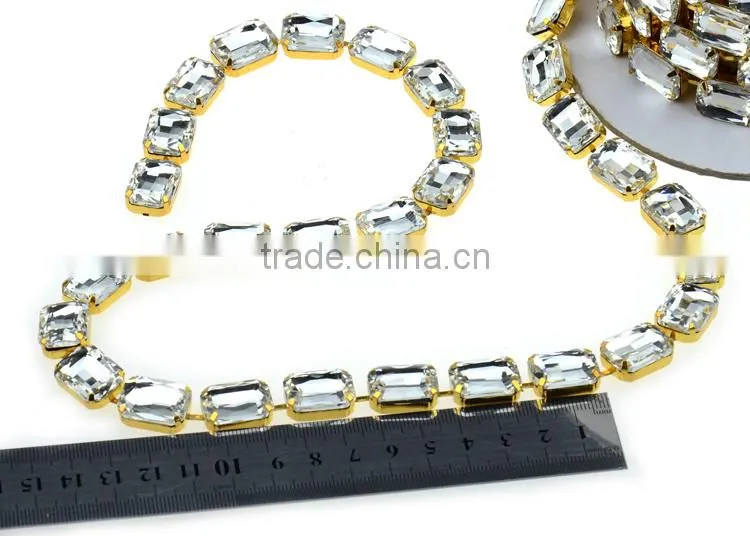 Pearls Crystal Cup Chain Beads Chains Accessories