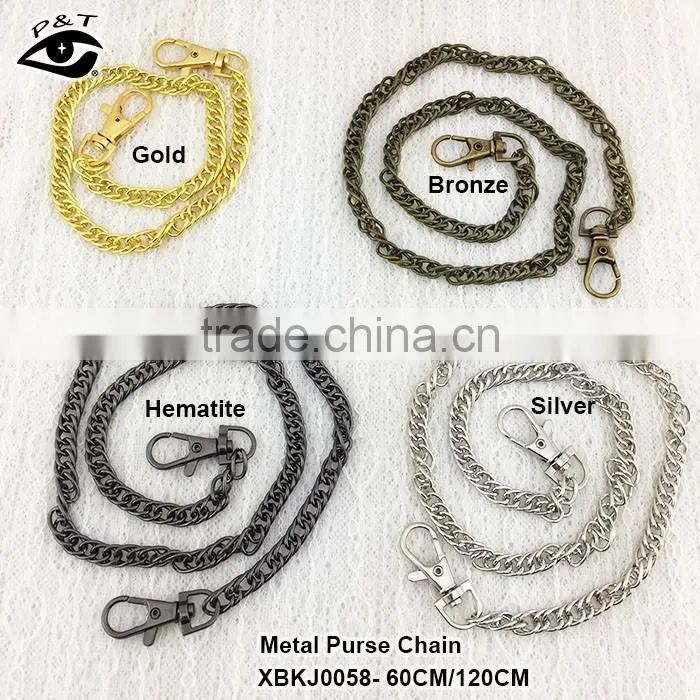 4 Colors In 60CM Metal Chains For Handbags Purse Bags