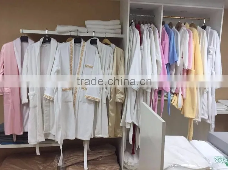 Bath robe luxury hotel waffle terry bathrobe
