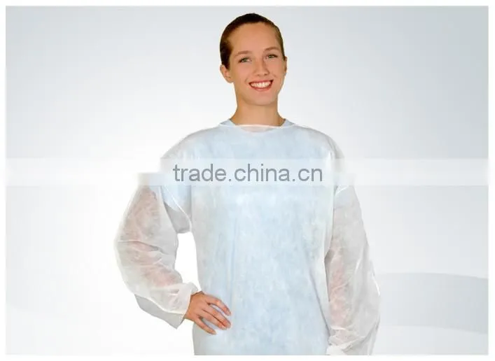 comfortable and cheap disposable apron with sleeves