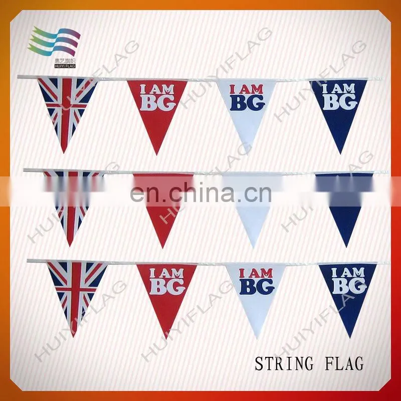 silk international string flag banners