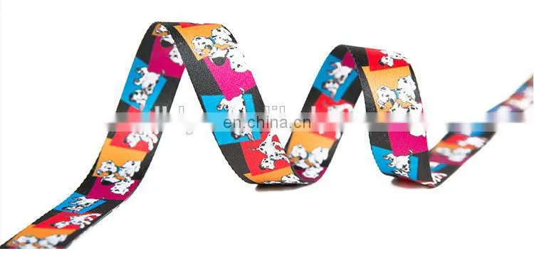 High quality heat transfer printed polyester dog collar&leashes strap