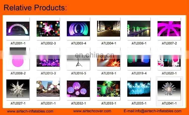 Commercial restaurant lighting decoration lighting star, inflatable star, inflatable lighting for big event