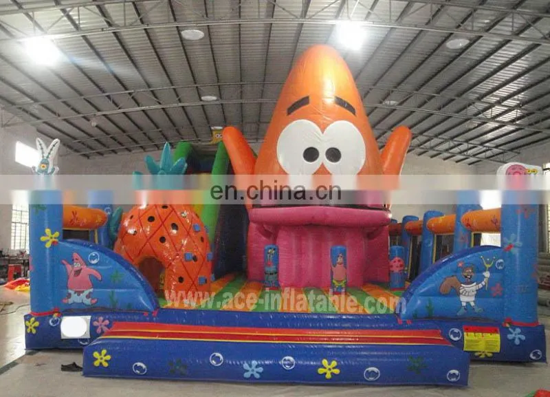 giant spongebob inflatable fun city