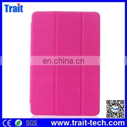 Side Flip Foldable Plastic Back Shell Leather Case for Samsung Galaxy Tab A 8.0 T350,Fancy Leather Case For Samsung Galaxy Tab